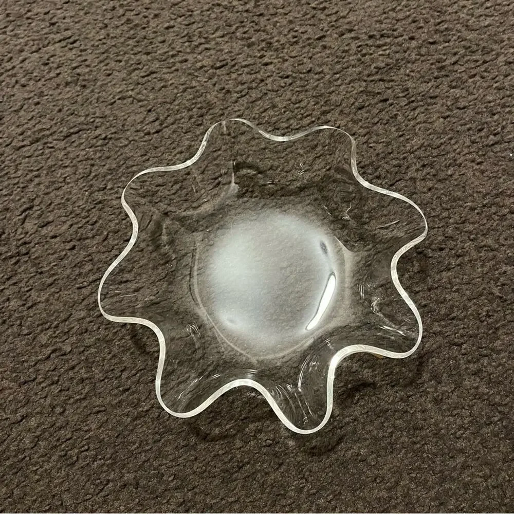 Vintage Clear Acrylic Fruit Bowl